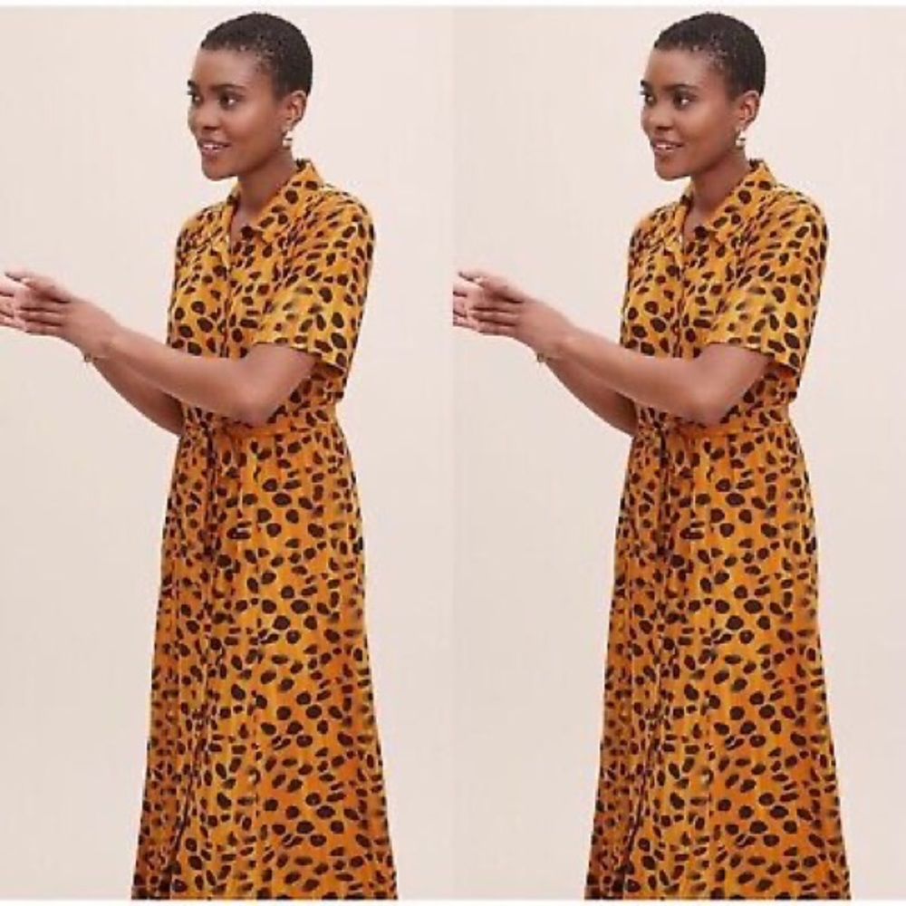 Anthropologie Vianne Maxi Shirtdress